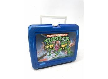 Vintage Thermos Brand Ninja Turtles Lunch Box - As Is