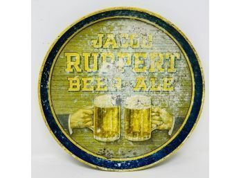 Jacob Ruppert Beer - Ale Round Beer Tray