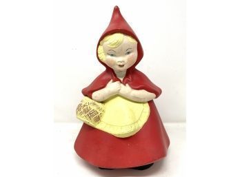 Vintage Little Red Riding Hood Cookie Jar