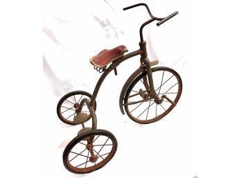 Antique Childrens Tricycle Early 19th Century - Original Paint