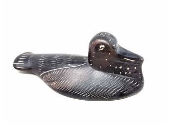 Carved Vintage Duck Figure