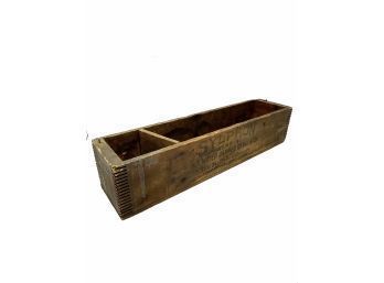 Antique Wooden Advertising Crate - Great For Decoration!