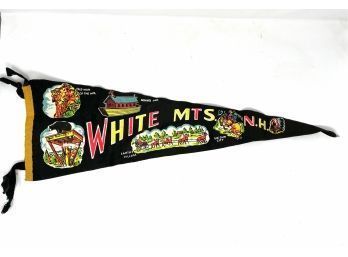 Vintage New Hampshire Souvenir Pennant 26 Inches Length