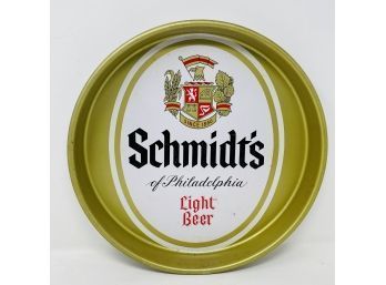 Schmidt's Of Philadelphia Light Beer Round Beer Tray