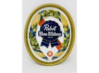 Pabst Blue Ribbon Oval Beer Tray