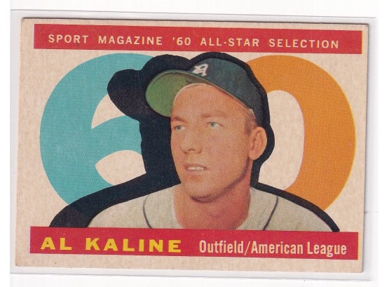1960 Topps Sport Magazine Al Kaline '60 All Star Selection