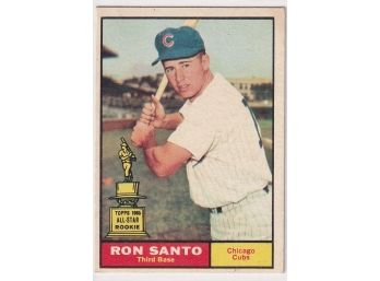 1961 Topps Ron Santo 1960 All Star Rookie