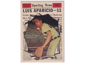 1961 Topps Luis Aparicio All Star High Number!