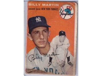 1954 Topps Billy Martin