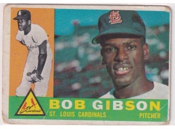 1960 Topps Bob Gibson Second Year
