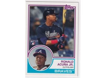 2018 Topps Ronald Acuna Jr. 35th Anniversary Rookie Card