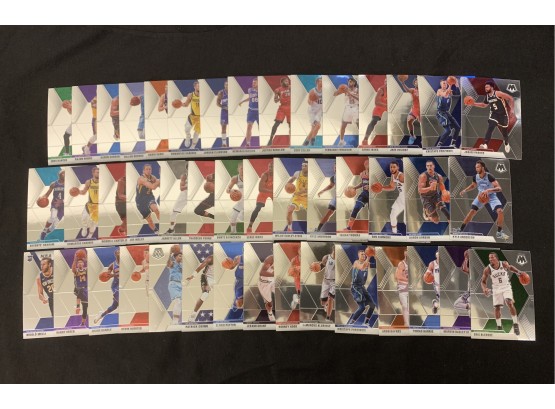 Large Lot Of 2019-20 Panini Mosaic Basketball Cards!