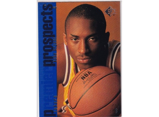 1996 Upper Deck Rookie Exclusives Kobe Bryant Rookie