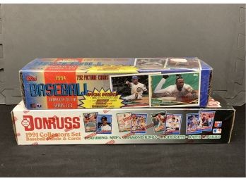 2 Complete Baseball Sealed Sets! 1991 Donruss & 1994 Topps!