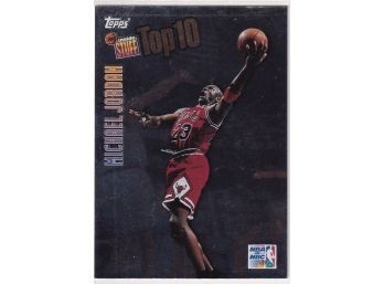 1997 Topps Michael Jordan Inside Stuff Top 10 Insert