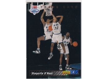 1992-93 Upper Deck Shaquille O Neal Draft Trade Card Rookie