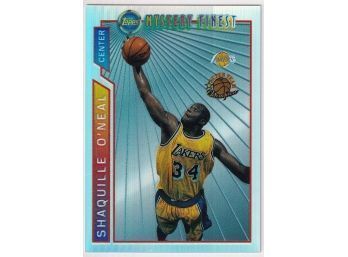 1996 Topps Mystery Finest Refractor Shaq Shaquille Oneal