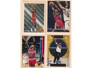 Lot Of 4 Michael Jordan Cards