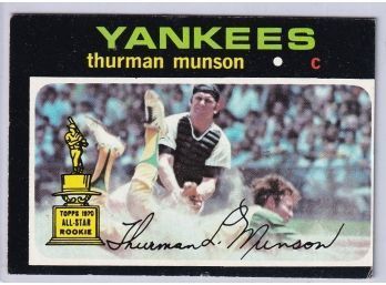 1971 Topps Thurman Munson All Star Rookie