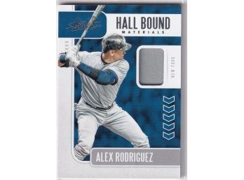 2020 Panini Absolute Baseball Hall Bound Materials Alex Rodriguez Player Used Material Card