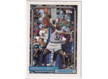 1992 Topps Draft Pick Shaquille O'Neal Rookie Card