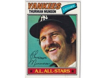 1977 Topps AL All Stars Thurman Munson