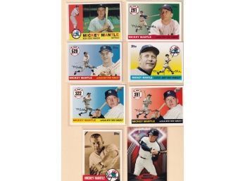 8 Throwback Mickey Mantle Cards