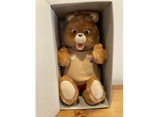 1980s Teddy Ruxpin Bear In Original Box