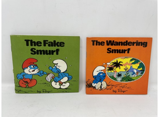 Vintage Smurf Books