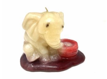 Vintage Elephant Candle