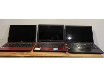 Lot Of 3 Laptops - As Is - No Chords - Untested
