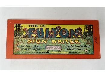 Vintage Fulton Sign Writer Number 1306
