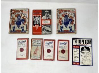 Antique Baseball Collectible Books - Spalding , Rawlings