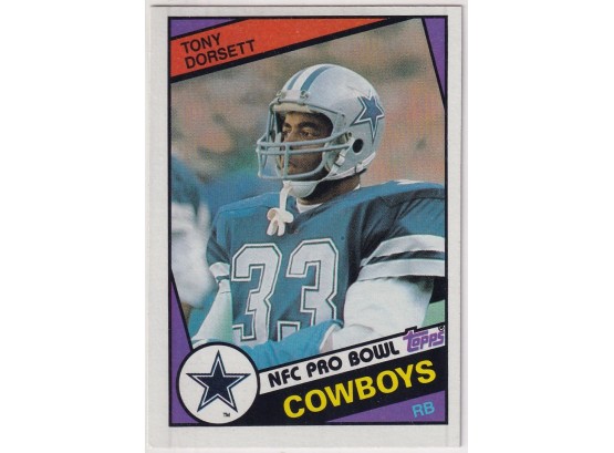 1984 Topps NFC Pro Bowl Tony Dorsett