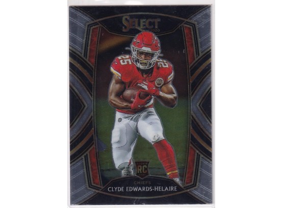 2020 Panini Select Clyde Edwards-Helaire Rookie Card