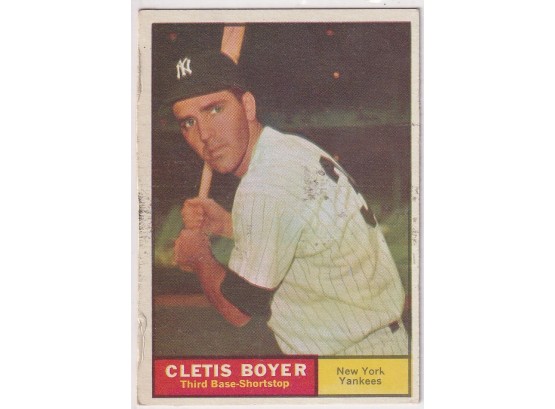 1961 Topps Cletis Clete Boyer