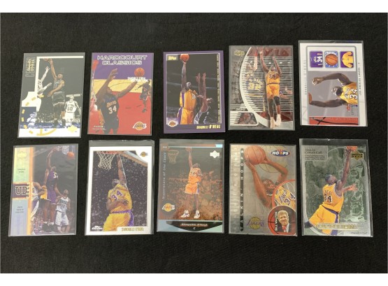 10 Assorted Shaquille O'Neal Cards