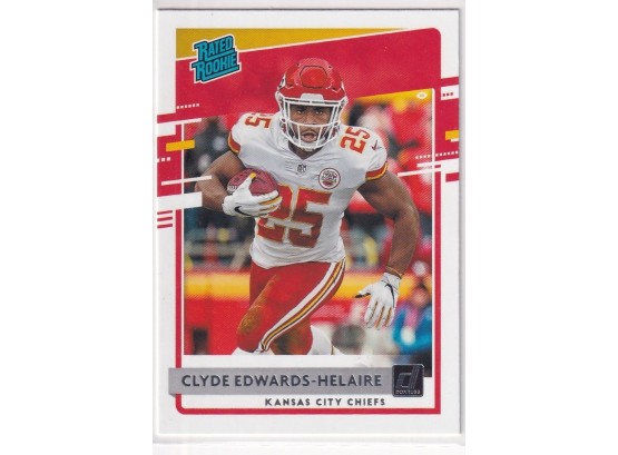 2020 Panini Donruss Clyde Edwards-Helaire Rated Rookie