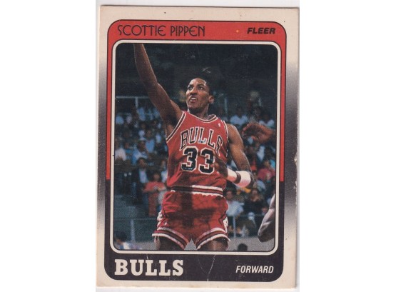 1988 Fleer Scottie Pippin Rookie Card