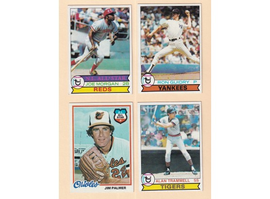 8 1970's Topps Baseball Cards Vintage
