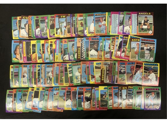 GIANT Lot Of 1975 Topps Baseball Cards!