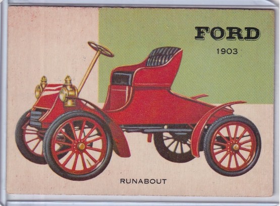 1954 Topps World On Wheels #28 1903 Ford Runabout