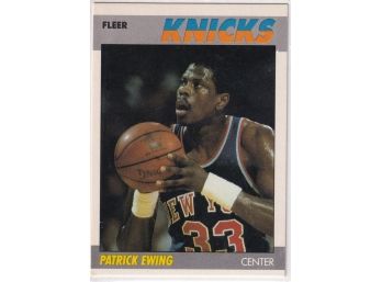 1987 Fleer Patrick Ewing