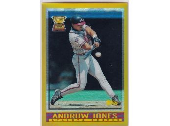 2005 Topps Archives  Andruw Jones Gold Refractor Numbered 05/15