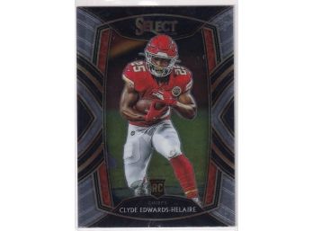 2020 Panini Select Clyde Edwards-Helaire Rookie Card