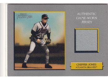 2006 Topps Turkey Red Chipper Jones Authentic Game-worn Jersey Card