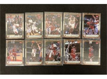 10 2007 Fleer Michael Jordan Basketball Cards