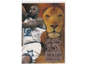 1994-95 Fleer Shaquille O'Neal Young Lion