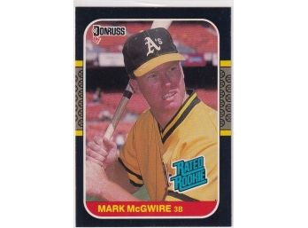 1987 Donruss Mark McGwire Rated Rookie