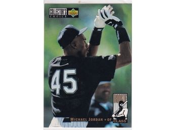 1993 Upper Deck Collector's Choice Michael Jordan White Sox Rookie Card